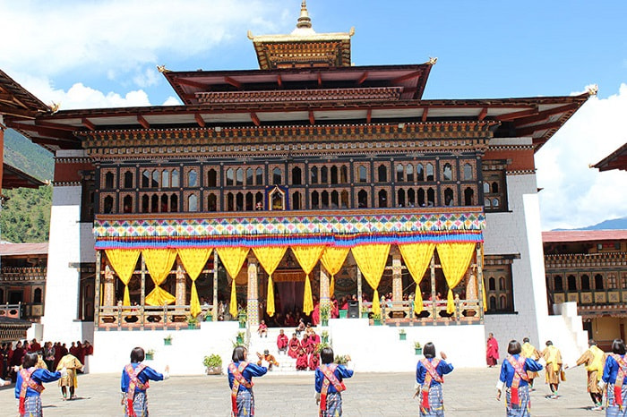 cung điện thế kỷ 17 Punakha Dzong 5