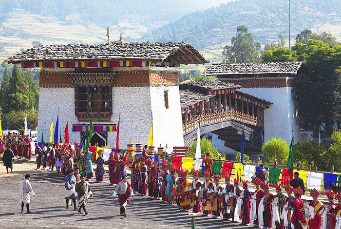 cung điện thế kỷ 17 Punakha Dzong 6