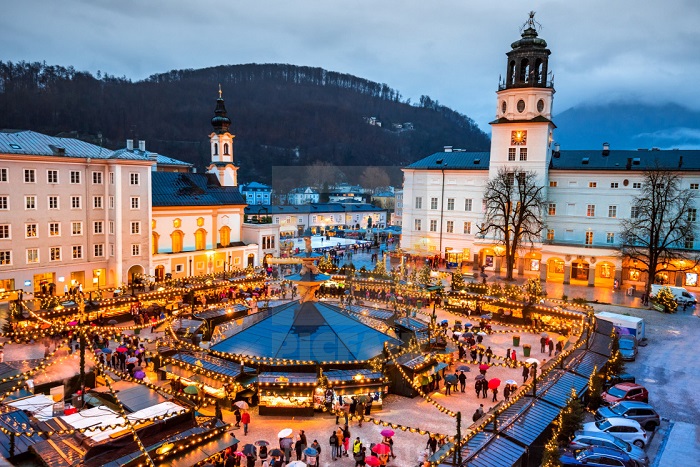 địa điểm đón Giáng sinh ở Áo