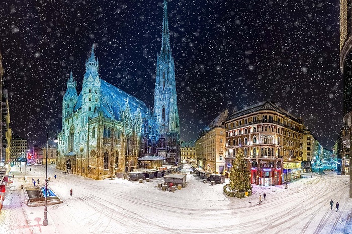 thành phố du lịch mùa đông Vienna