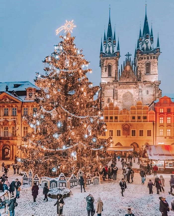thành phố du lịch mùa đông Prague