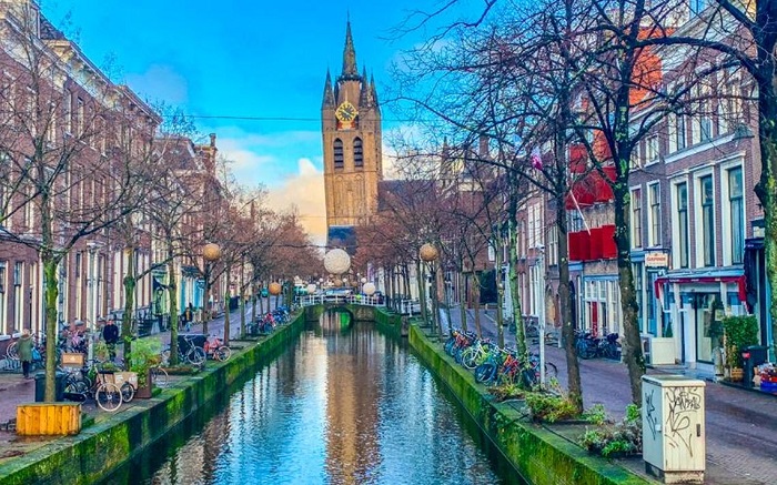 thành phố du lịch tốt nhất Hà Lan Delft