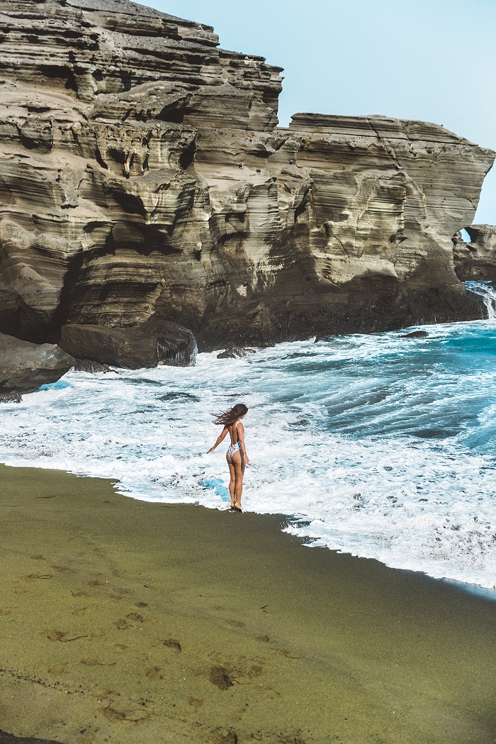 bãi biển sắc màu