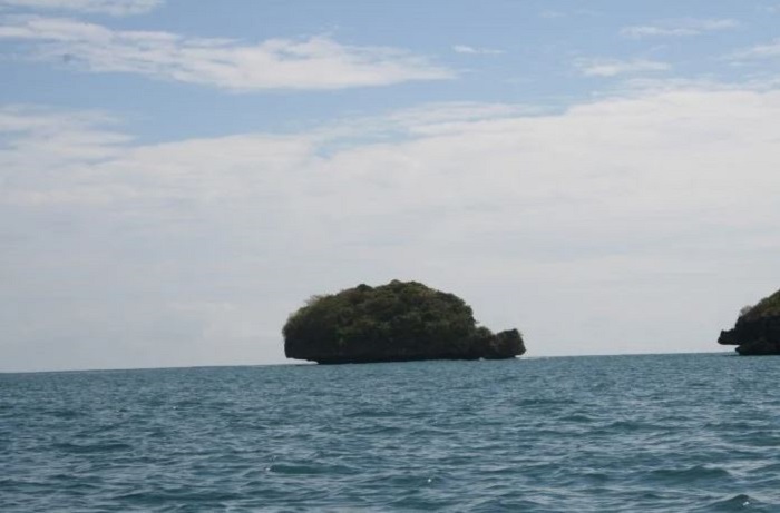 Đảo rùa là một phần của quần đảo đá vôi lớn ở Pangasinan, một tỉnh trên bờ biển phía tây Luzon, hòn đảo có hình dạng kỳ lạ trông giống như một con rùa khổng lồ nổi lên giữa biển