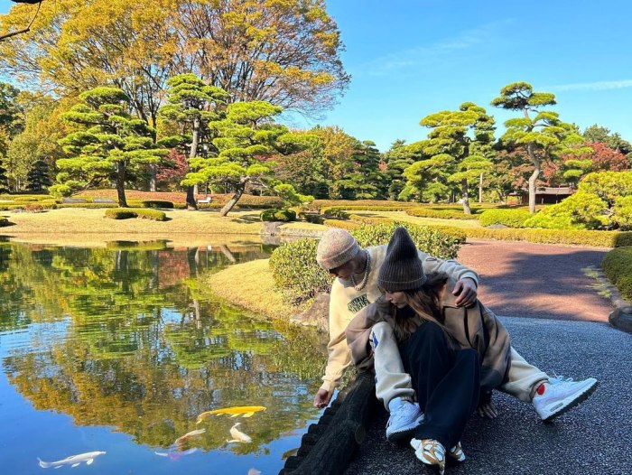 Ngoài những điểm đến trên Justin Bieber cũng khoe loạt ảnh chụp tại hoàng cung Tokyo nơi rất nổi tiếng với khung cảnh tuyệt đẹp