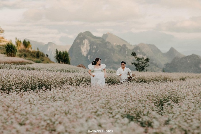 Lũng Táo bình yên là điểm thu hút du lịch Hà Giang mùa hoa tam giác mạch 
