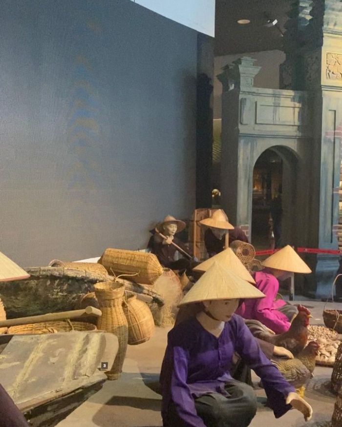 không gian bên trong bảo tàng Quảng Ninh