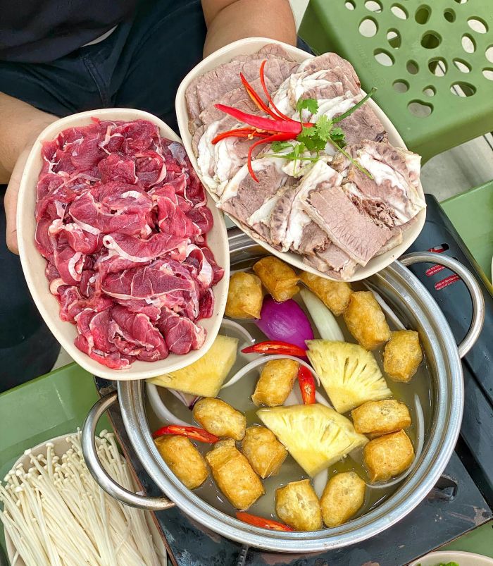 HULILU - Buffet lẩu nướng quán lẩu bò nhúng dấm ngon ở Hà Nội 