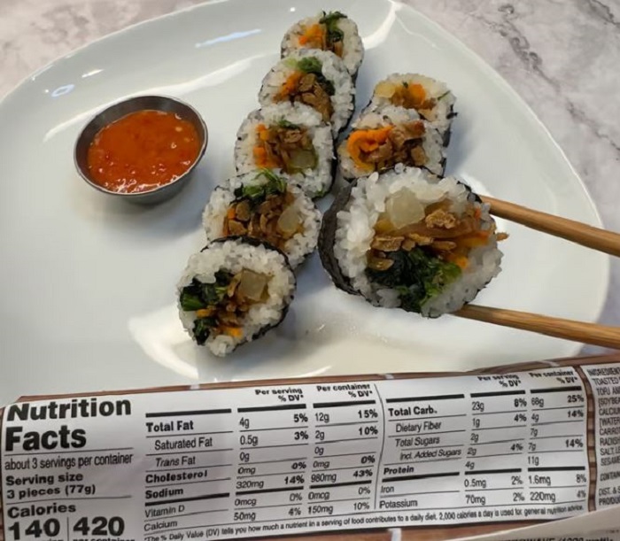 kimbap đông lạnh