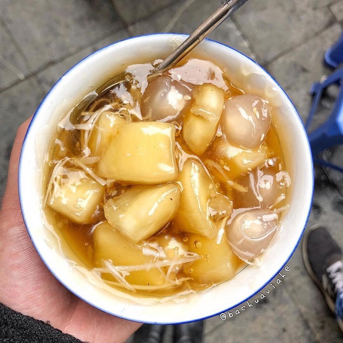 Chè sắn – một món ăn vặt mùa đông Hà Nội dành cho các tín đồ hảo ngọt