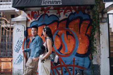 Bức tường Leninn ở Hà Nội: Điểm check in siêu HOT đậm chất hiphop