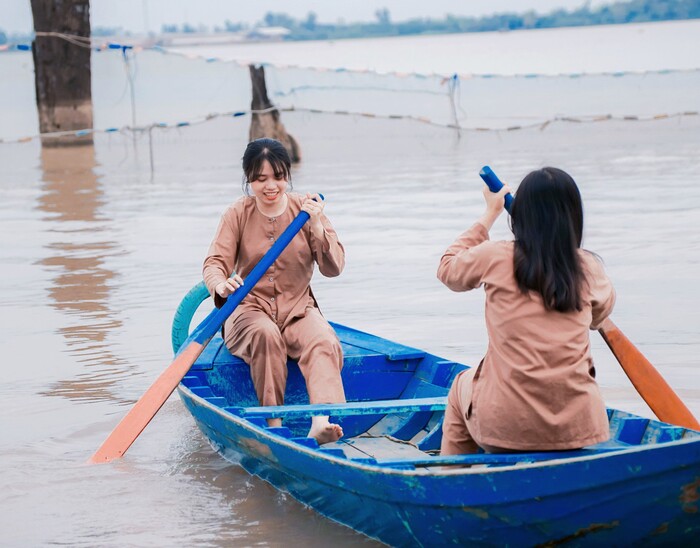 Vui chơi giải trí tại khu du lịch Cồn Én An Giang