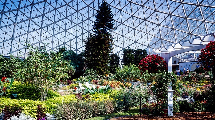 Du khách chắc chắn không thể bỏ qua Mitchell Park Conservatory trong kinh nghiệm du lịch thành phố Brookfield Mỹ