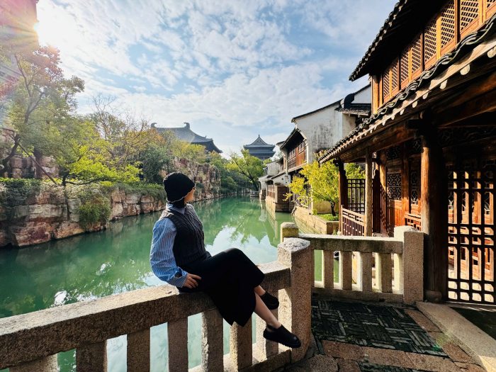Khám phá vẻ đẹp “hữu tình thơ mộng” ở Bộc Viện cổ trấn khi vào thu