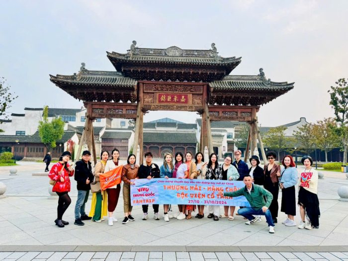 Khám phá vẻ đẹp “hữu tình thơ mộng” ở Bộc Viện cổ trấn khi vào thu