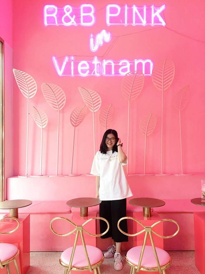 cà phê màu hồng