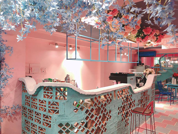 Không gian siêu đáng yêu tại quán cafe