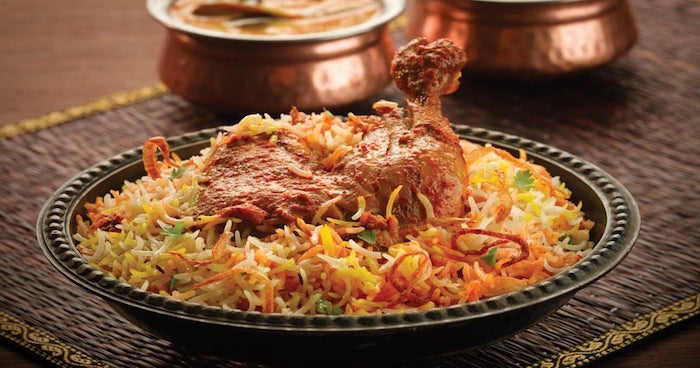 Món biryani ở khu phố ăn đêm Litte India.