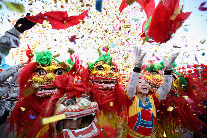 Chinese New Year, Spring Festival in Taiwan. 