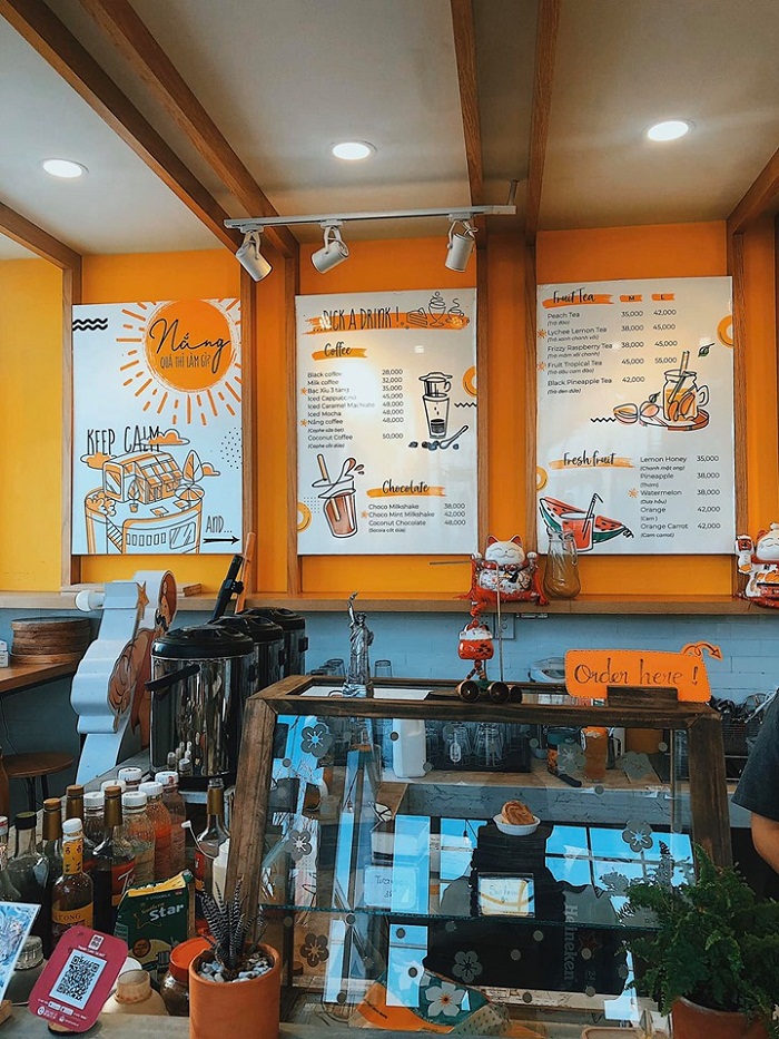 quán cafe trên cao tại Sài Gòn