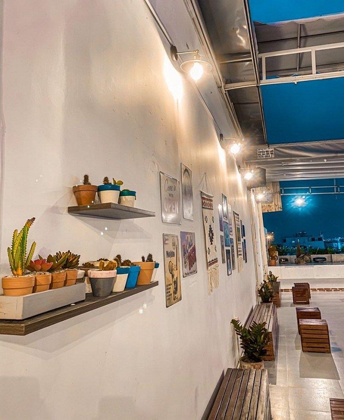 quán cafe trên cao tại Sài Gòn 