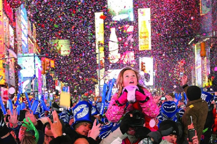 địa điểm đón năm mới trên thế giới ở thành phồ new york