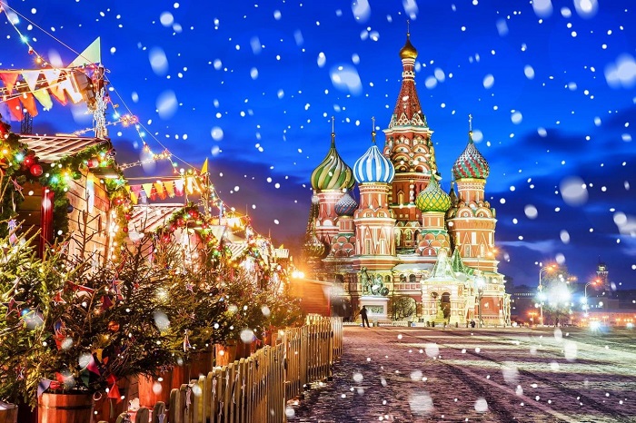 Lễ hội đặc sắc ở Nga là giáng sinh