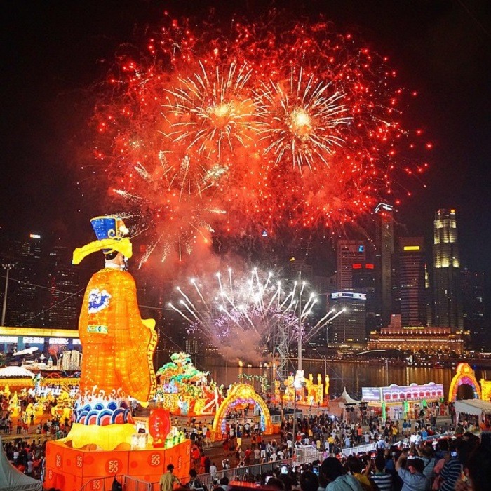 Sông Hồng Bảo lễ hội ở Singapore 