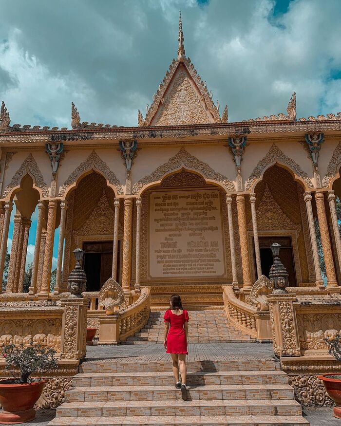 Ghé thăm chùa Vàm Ray Trà Vinh - Ngôi chùa sở hữu tượng Phật Thích Ca nằm lớn nhất miền Tây