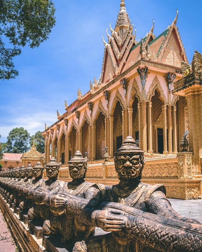 Ghé thăm chùa Vàm Ray Trà Vinh - Ngôi chùa sở hữu tượng Phật Thích Ca nằm lớn nhất miền Tây