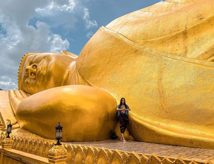 Ghé thăm chùa Vàm Ray Trà Vinh - Ngôi chùa sở hữu tượng Phật Thích Ca nằm lớn nhất miền Tây