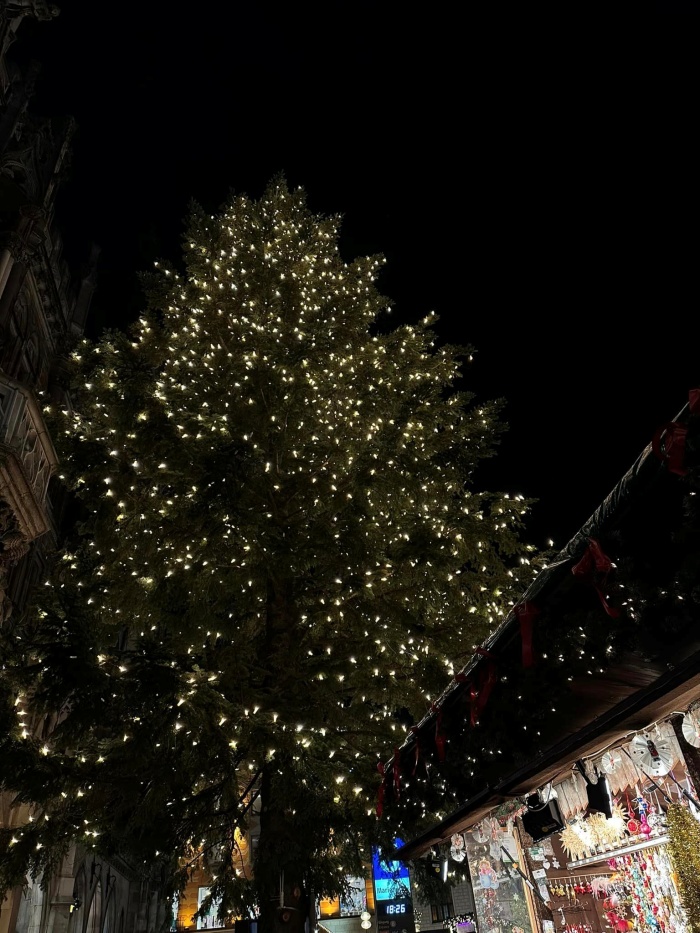 Á hậu Thảo Nhi đón Noel sớm tại thành phố München