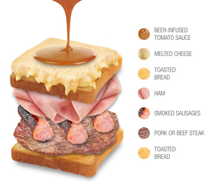 bánh sandwich Francesinha