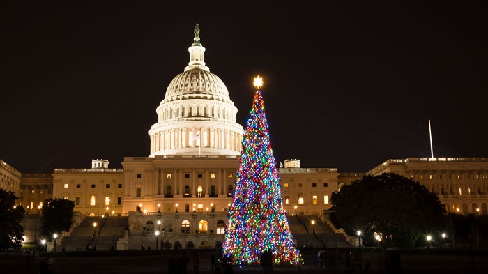 Những du khách chưa biết Giáng sinh ở Mỹ có gì hãy đến Washington DC