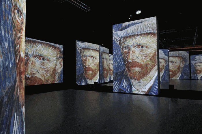 triển lãm nghệ thuật tương tác đa giác quan Van Gogh
