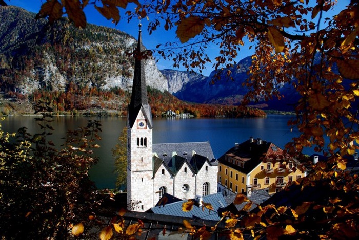 du lịch thị trấn Hallstatt Áo