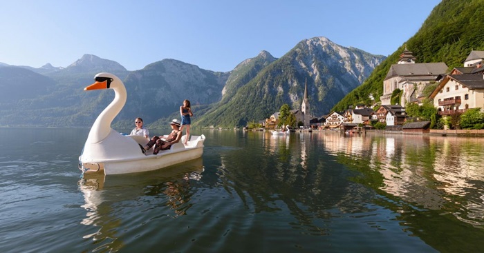 du lịch thị trấn Hallstatt Áo