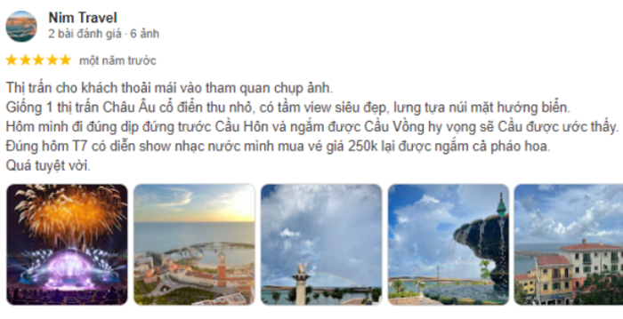 Theo review thị trấn hoàng hôn của bạn Nim Travel, thị trấn Hoàng Hôn giống “thị trấn Châu Âu thu nhỏ” với view siêu đẹp