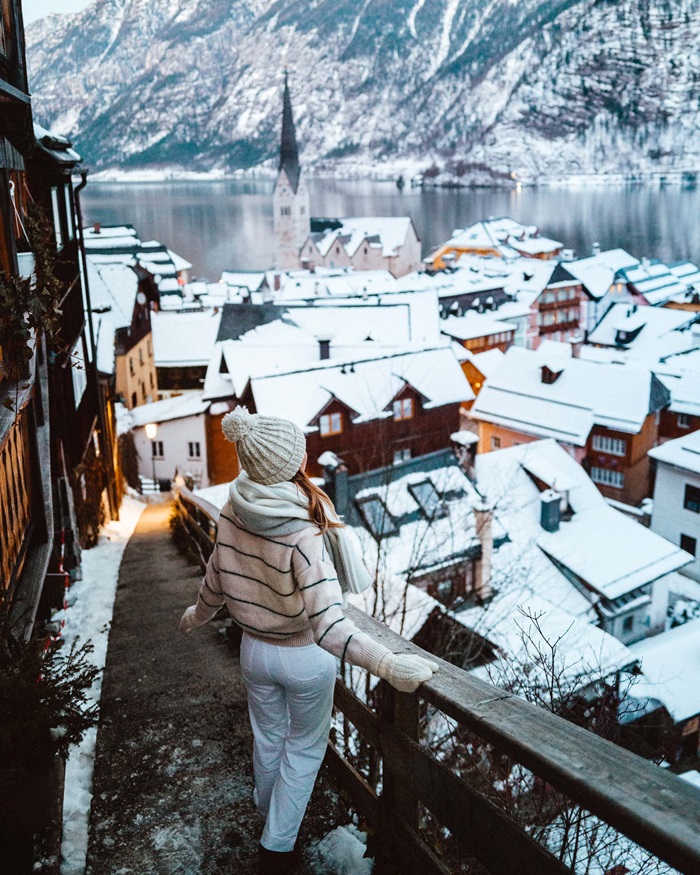 du lịch thị trấn Hallstatt Áo