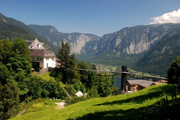 du lịch thị trấn Hallstatt Áo