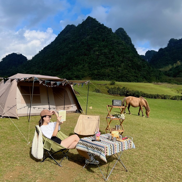 Trùng Khánh Cao Bằng có gì chơi, Camping ở núi Mắt Thần thì còn gì tuyệt vời hơn