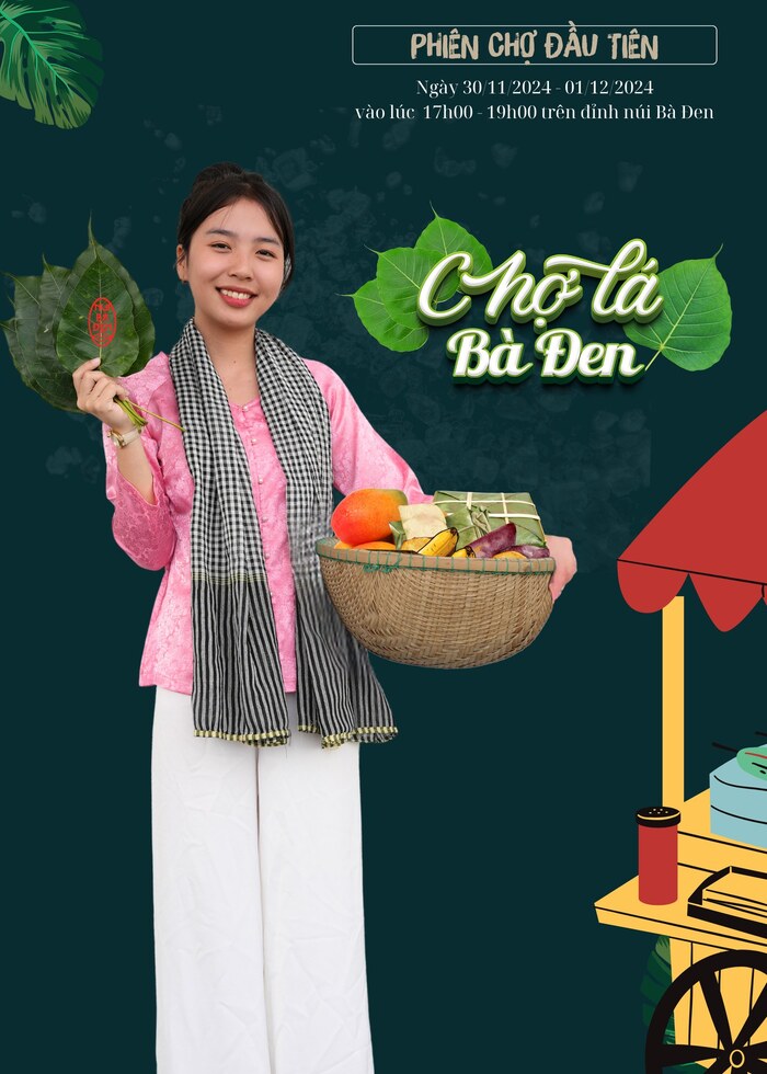Du lịch tháng 12 ở núi bà Đen Tây Ninh trải nghiệm đi chợ bằng lá