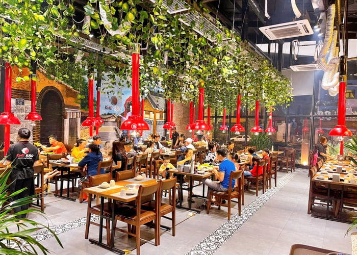 Không gian đầy ấm cúng, rộng rãi tại Koki BBQ