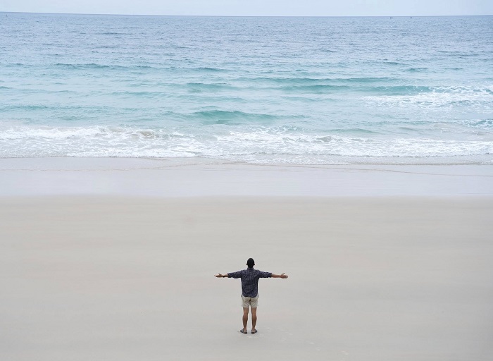 Khung cảnh bình dị với lịch trình thăm quan Bãi Nhát Côn Đảo 