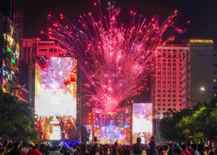 Các chương trình và địa điểm bắn pháo hoa Tết dương lịch 2026 tại HCM