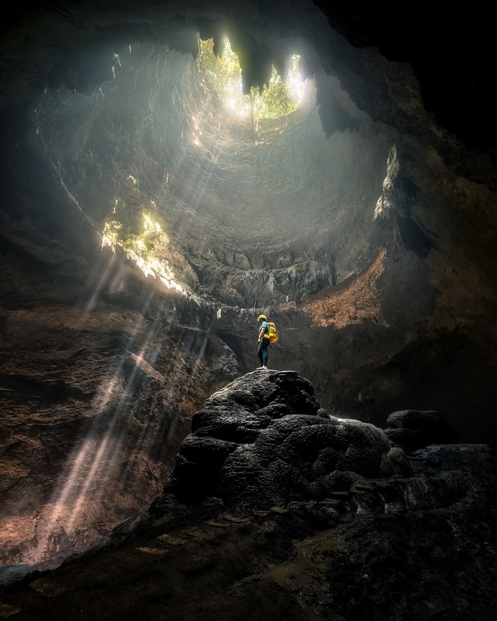 Jomblang là một trong những hang động đẹp nhất châu Á, phù hợp cho du khách thích du lịch mạo hiểm