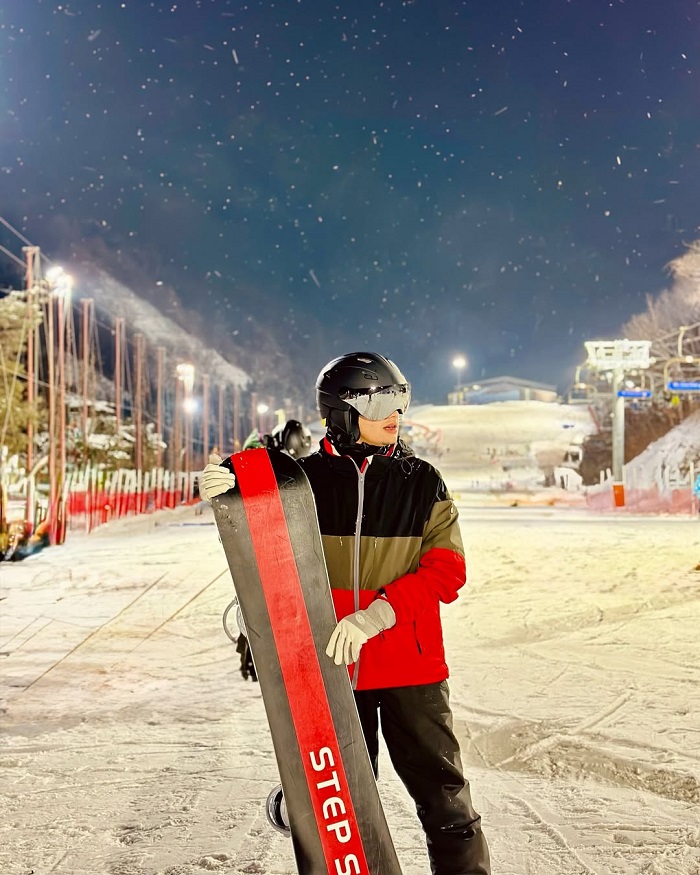 Elysian Gangchon là khu trượt tuyết nổi tiếng châu Á nằm ở Hàn Quốc