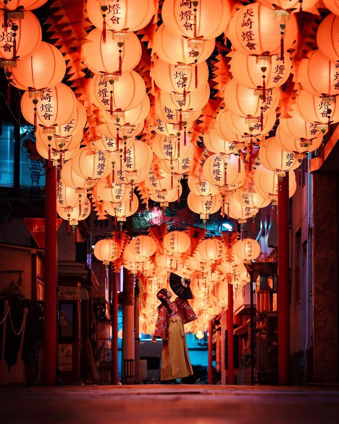 Nagasaki là lễ hội lồng đèn lớn nhất châu Á tổ chức tại Nhật Bản