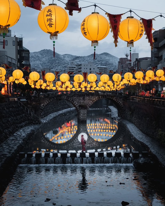 Nagasaki là lễ hội lồng đèn lớn nhất châu Á với khung cảnh cực lộng lẫy