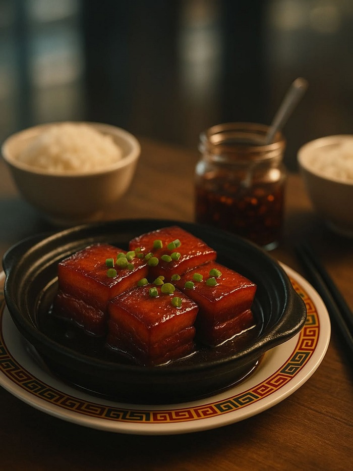 Thịt ba chỉ kho đỏ cũng là món ăn ngon phải thử ở Thượng Hải được yêu thích